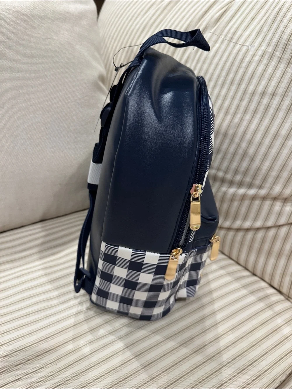 Gilmore Girls Bioworld mini patch print backpack NWT